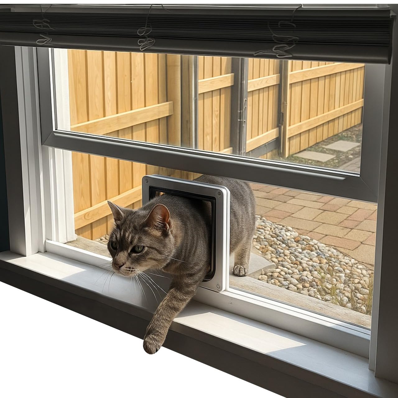 まっこい　Front Flap with Window のみ Amazon.com : Cat Flap Fever Custom Cat Door Window Insert
